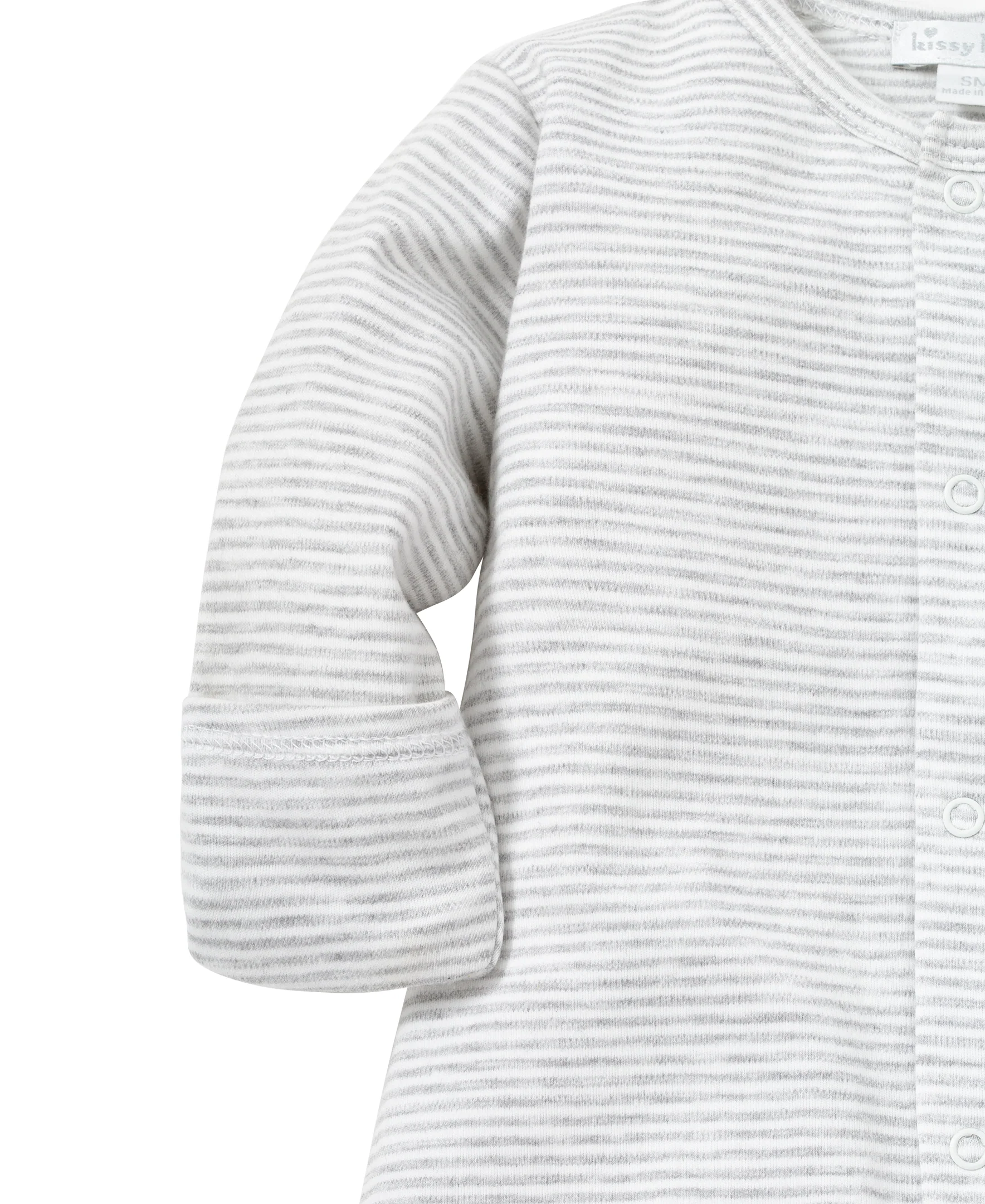 Gray Kissy Essentials Stripe Conv. Gown - Image 3